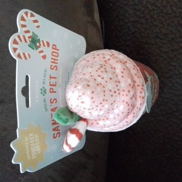 Fringe Studio "Peppermint Mocha" Dog Squeaker Toy - Picture 4 of 4